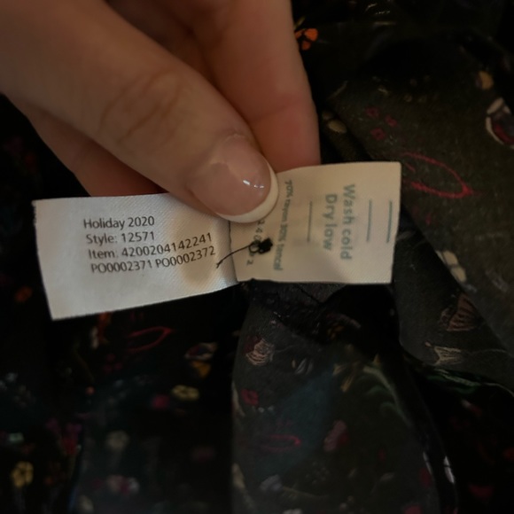 Marine Layer Stacy Patterned Blouse Floral Print Top Size XS - Picture 12 of 12